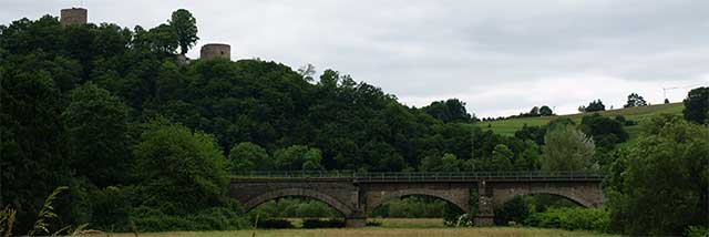 Eisenbahnbrücke über die Sieg bei Blankenberg