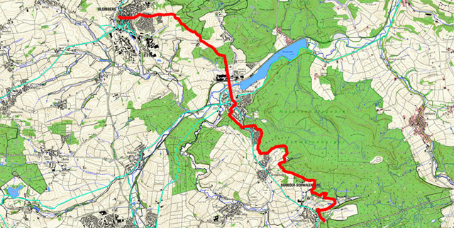 Route Pilgern in Lippe (Ostschleife) – 1. Etappe